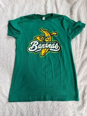 NWOT Savannah Bananas Green Unisex Tshirt